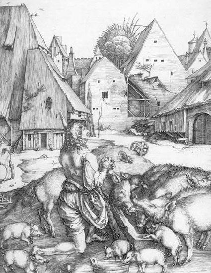 Albrecht Durer The Prodigal Son oil painting image